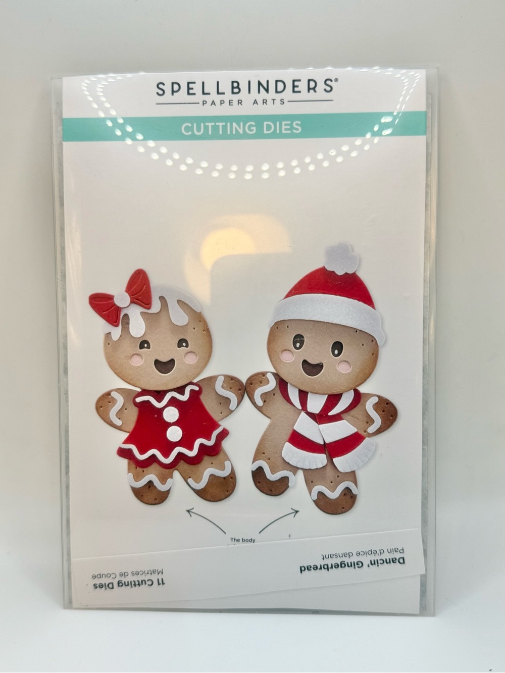 Spellbinders dancing gingerbread etched cutting dies (11) Christmas